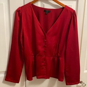 Jcrew like New red blouse